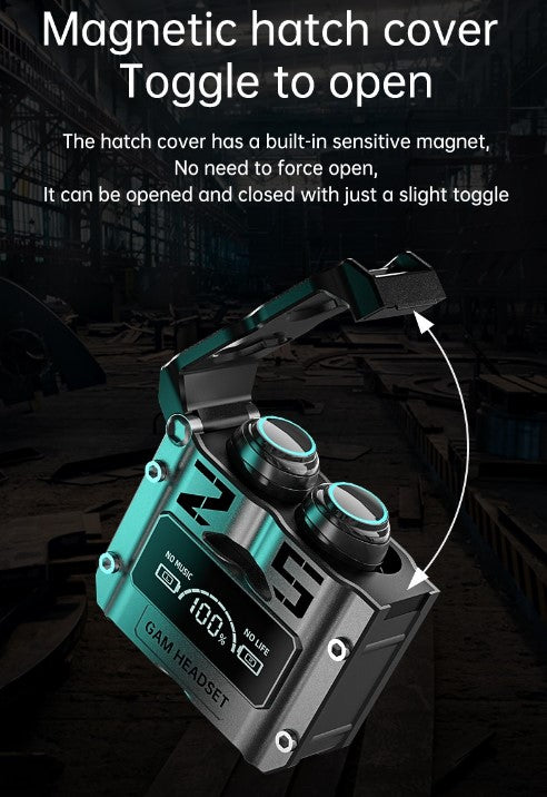 M25 Wireless Binaural TWS 5.2 Power Bank Bluetooth Gaming Headset New Style_2