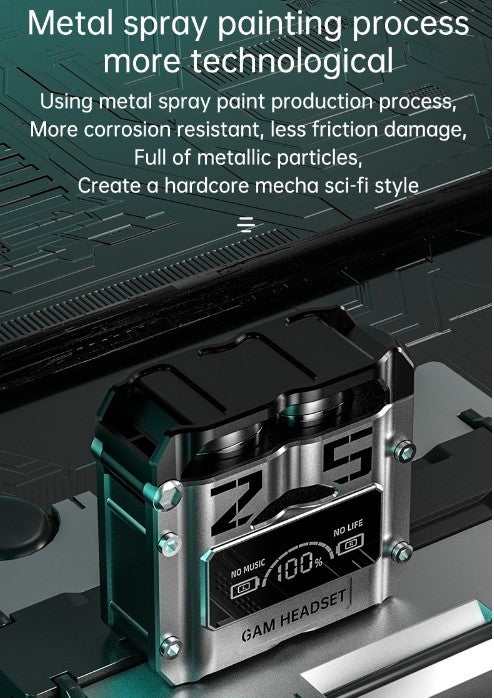 M25 Wireless Binaural TWS 5.2 Power Bank Bluetooth Gaming Headset New Style_3